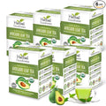 Avocado Leaf Tea - Organic Avocado Green Tea Bags Rich in Calcium Nutrient Dense Respiratory &amp Heart Support - 24 Teabags in 6 Packs - Herbal Goodness