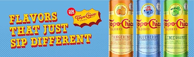Topo Chico Sabores 12oz Cans (Mix flavor (3 of each) 9pk)