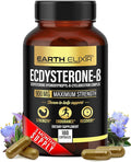 Earth Elixir Ecdysterone Supplements 900mg (180Capsules) – Made in USA - Muscle Building Supplements for Men w/ 95% Beta Ecdysterone w/Hydroxypropyl-β-Cyclodextrin for Enhanced Bioavailability