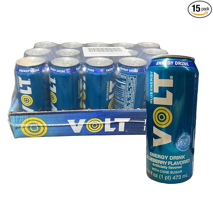 VOLT Blue Energy - Drink (16 fl. oz. - 15 pcs Case Blueberry)