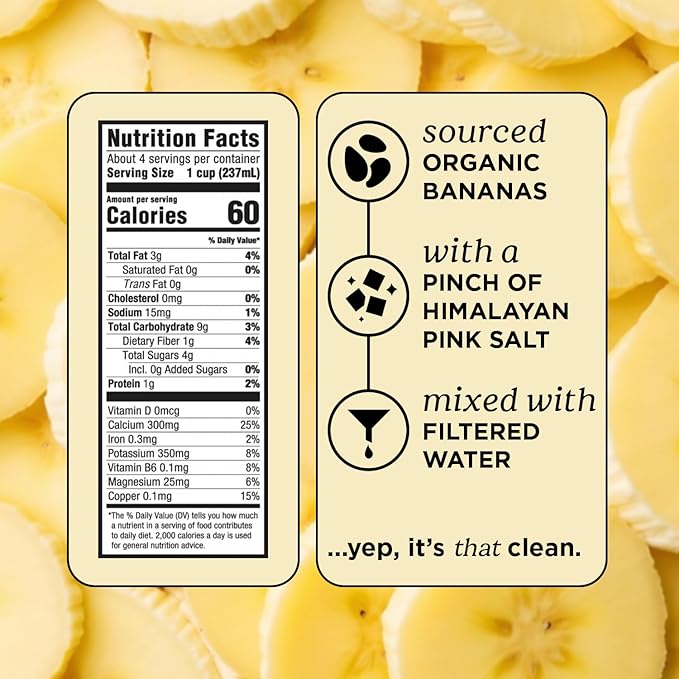 Mooala – Organic Original Bananamilk 32 FL Oz (Pack of 6) – Shelf-Stable Non-Dairy Nut-Free Gluten-Free Plant-Based Beverage