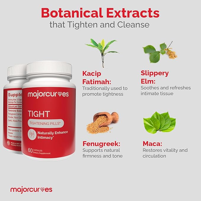 Vaginal Tightening Pills – Feminine Support Supplement for Tone Moisture &amp Intimate Wellness – V Rejuvenation &amp Odor Control with Herbal Extracts – Made in USA