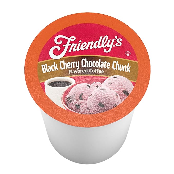 Friendly's Coffee Pods Assorted Flavored Ice Cream Variety Pack Compatible with Keurig K Cup Brewers Assorted Variety Pack 40 Count (Pack of 1)