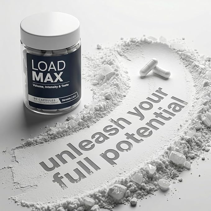 LOAD MAX – Semen Volume Booster – Better Taste and Seman Volume Increase – Overload Semen Booster &amp Semen Volume Maximizer – Semen Volume Increaser For Men – Men’s Intensity Support – 90 Capsules
