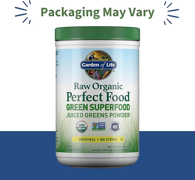 Garden of Life Super Greens Powder Smoothie &amp Mix Probiotics &amp Digestive Enzymes for Digestive Health Organic Superfoods Nutrition Fruit and Vegetables for Women &amp Men Energy Original