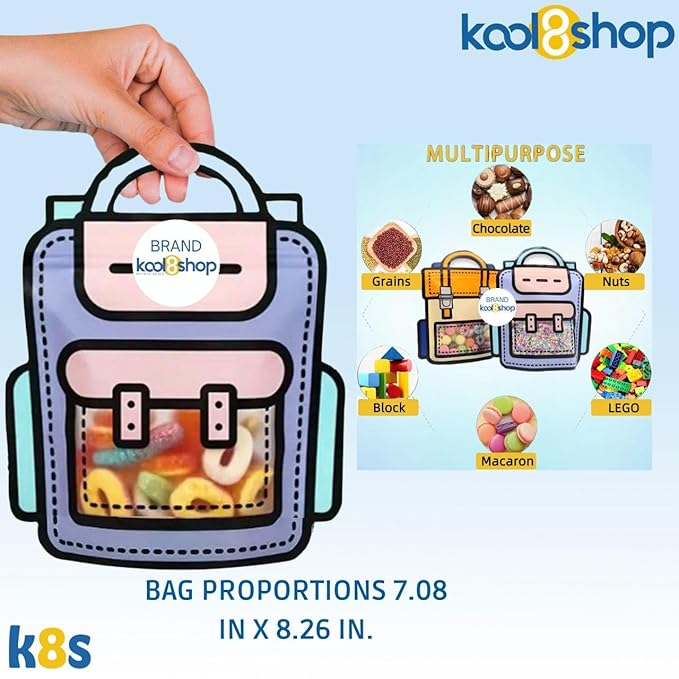 Snapple Apple All Natural Juice Drink 8 fl oz Mini Plastic Bottle 24 Pack + 2 Reusable Snack Bags by KOOL8SHOP Infinite Deals