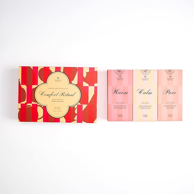 The Comfort Ritual – Herbal Tea Gift Set | 3 Signature Herbal Blends for Warmth &amp Wellness | Premium Handcrafted Herbal Tea | 100% Natural Ingredients