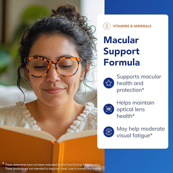 Pure Encapsulations Macular Support Formula | Hypoallergenic Supplement with Enhanced Antioxidant Formula for Healthy Eyes* | 60 Capsules