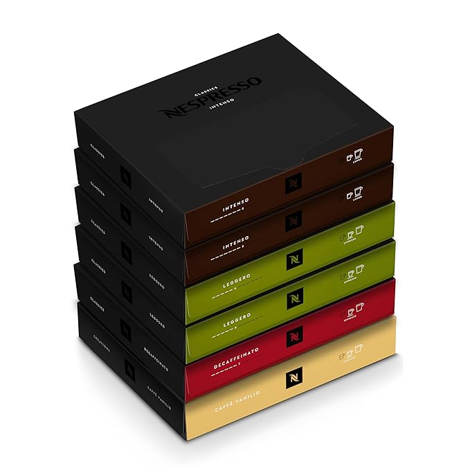 Nespresso Professional Coffee Capsules Balanced Assortment Coffee Bundle 300-Count Capsules