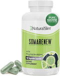 Somarenew Metabolism Booster Gut Cleanse Energy Support &amp Full Body Cleanse Supplement with Marine Phytoplankton (Omega 3) &amp Black Fulvic Acid Superfood - 180 Vegetable Capsules