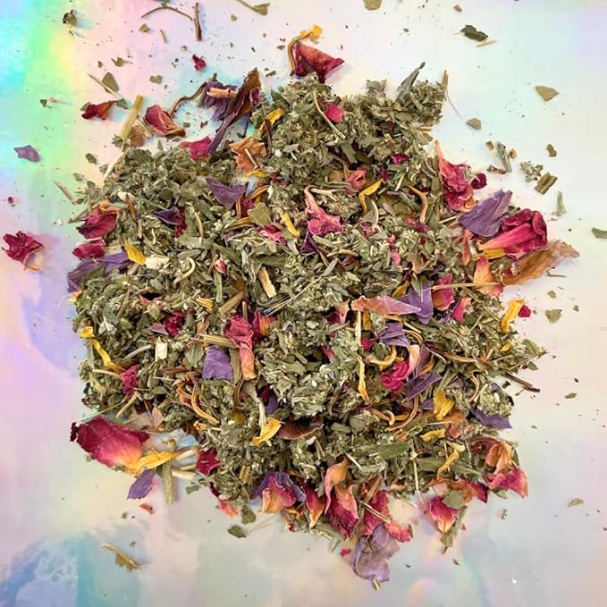Cosmic Atma Herbal Smoking Blend – Cloud Mine for Soothing &amp Reflective Moments | Herbal Tea Loose Leaf &amp Smokable Herbs – 14gm/0.5oz