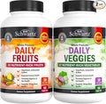 Daily Fruits and Vegetables Supplement for Adults - Super Fruit and Veggies Capsules for Enhanced Energy Gut Health Immune Support &amp Overall Wellness with 47 Whole Food Fruits and Veggies - 1 Mont