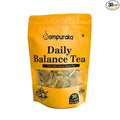 Daily Balance Tea - Natural Herbal Tea with Moringa Gymnema Jamun seeds Cassia Fenugreek Guava leaves Cinnamon - 30 Pyramid Tea Bags (1)