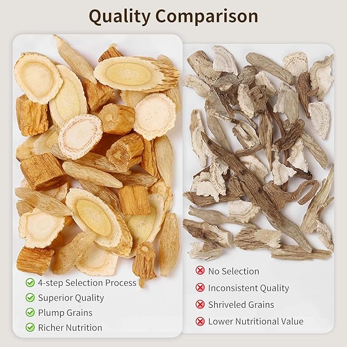 CHADUO Four Treasures Tea with Astragalus american ginseng Ophiopogon Codonopsis Root Ginseng Tea Natural Tired Relief 40bags/7.05oz 黄芪 麦冬 西洋参 党参 元气四宝茶