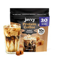 Salted Caramel Protein Iced Coffee - Premium Whey Protein &amp Instant Iced Coffees - 100% Natural Cold Brew - Zero Artificial Flavors &amp Sweeteners 80 mg Caffeine No Added Sugar 20 Servings