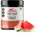 TERRA ORIGIN Healthy Gut Watermelon | 30-Servings with L-Glutamine Zinc Glucosamine Slippery Elm Bark Marshmallow Root and More!