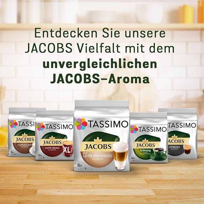Tassimo Jacobs Espresso Rainforest Alliance Certified 5 x 16 T-Discs