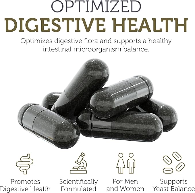 Zahler - CandAid Cleanse Digestive Health Supplement with Probiotics for Women &amp Men - Daily Adults Men &amp Women Probiotic for Gut Health &amp Overgrowth - Kosher (60 Timed Release Capsules)