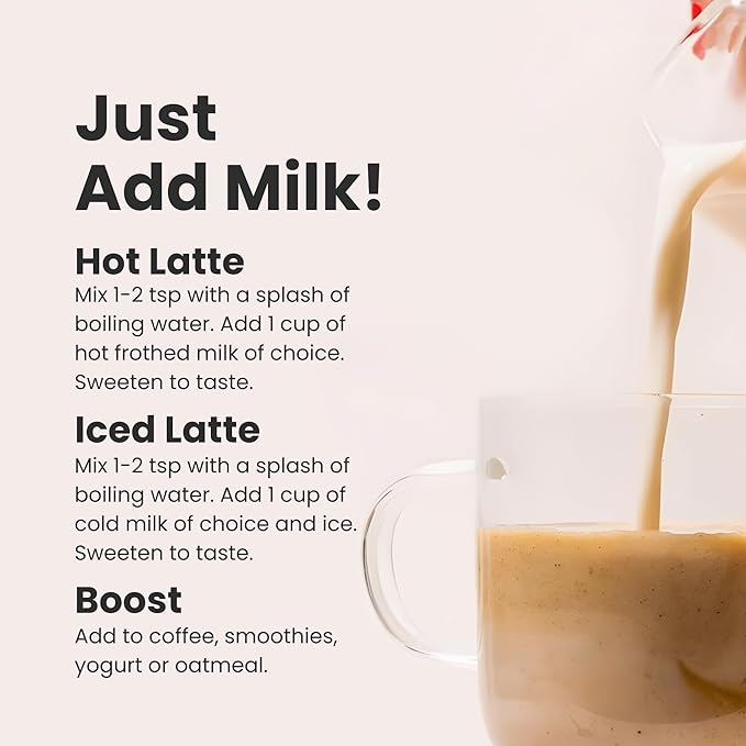 Blume Superfoods Latte - Salted Caramel - Dandelion Root and Maca Powder Pink Himalayan Salt Low-Sugar Inflammation support Organic Vegan And Keto Friendly - 25 Servings