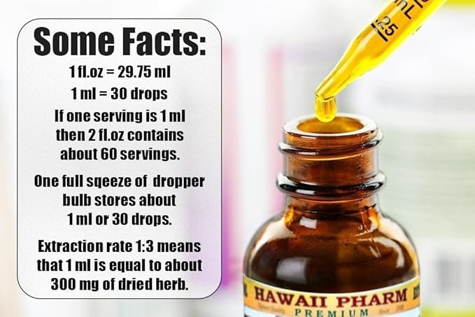 Hawaii Pharm Gentian Alcohol-Free Liquid Extract Gentian (Gentiana Lutea) Dried Root Glycerite Natural Herbal Supplement 2x4 oz