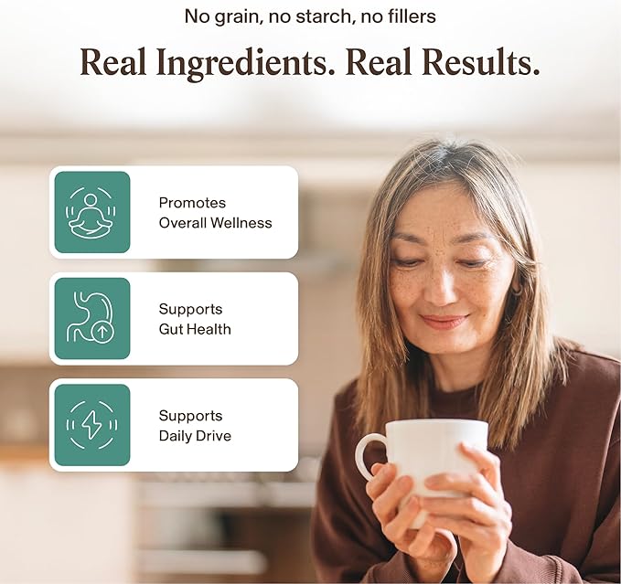 Real Mushrooms 5 Defenders Mushroom Complex Powder – Organic Mushrooms Extract from Chaga Reishi Turkey Tail Maitake &amp Shiitake Mushroom Blend for Wellness Support with Beta Glucans - 100 Servi