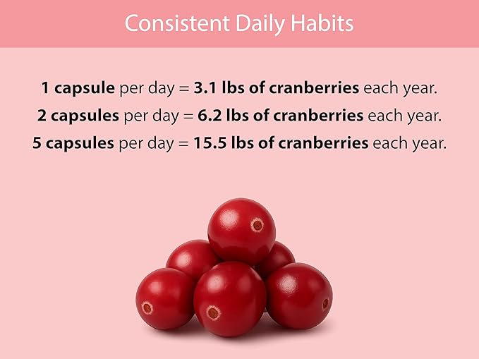 KOYAH - Organic Cranberry Capsules – 500 mg Freeze-Dried Whole-Berry Vegan Non-GMO Supports Urinary Tract &amp Antioxidant Health 60 Capsules