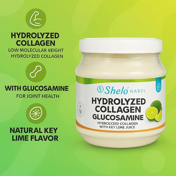 Colageno Limon Shelo Nabel Polvo/Collagen Lemon Powder Coyunturas Huesos Dolores Reumaticos 15.87 oz