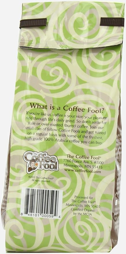 Coffee Fool's Organic Fair Trade Guatemalan Antigua (Whole Bean) (Pack of 2)