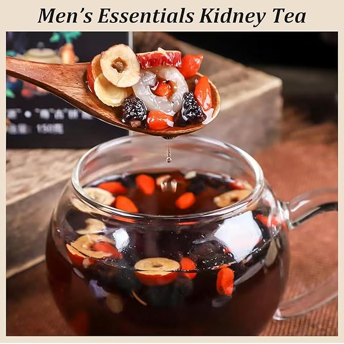 Ginseng Mulberry Herbal Tea 30 bags Kidney Tea Formula Ginseng Six Treasure Tea Organic Liver Support &amp Kidney Cleanse -Healthy Cleansing for Men &amp Women Te Para Limpiar Los Riñones (30bag/