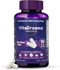 Melatonin Capsules for Sleep - Natural Sleep Aid Supplement with L-Theanine &amp GABA - SleepEZ Pillowz 90 Count