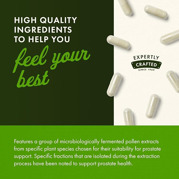 Swanson Maximum Strength Graminex Flower Pollen Extract - Supports Prostate Health Urinary Tract Function and Kidney Health - Mens Health Supplement - (60 Capsules 500mg Each) (2 Pack)