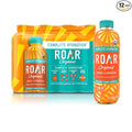 Roar Organic Electrolyte Infusions - USDA Organic - Mango Clementine - with Antioxidants B Vitamins Low-Calorie Low-Sugar Low-Carb Coconut Water Infused Beverage 18 Fl Oz (Pack of 12)