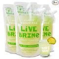 Olive My Pickle Probiotic Pickle Juice 58.5 oz | 3pk Olive Juice Live Brine Kosher Dill Pickle Juice Shots with Natural Probiotics &amp Digestive Enzymes for Gut Health - 39 Pickle Shots for Cramps