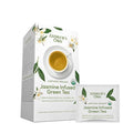 Andrew Lessman Jasmine Infused Green Tea 90 Sachets Organic-Certified Gardens High Polyphenols &amp EGCG Mild Flavor Caffeinated Fujian China
