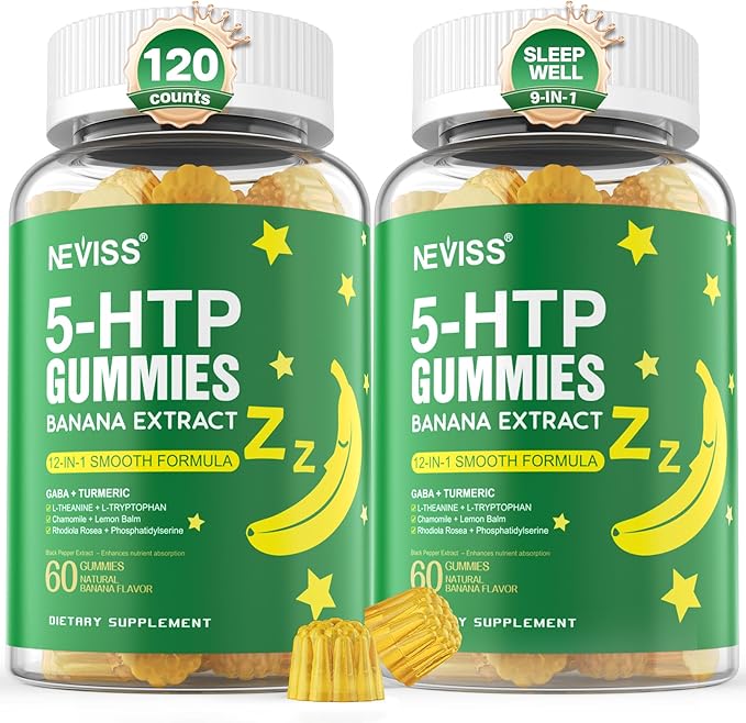 NEVISS Melatonin 50 mg Fast Dissolve + 5-HTP Gummies