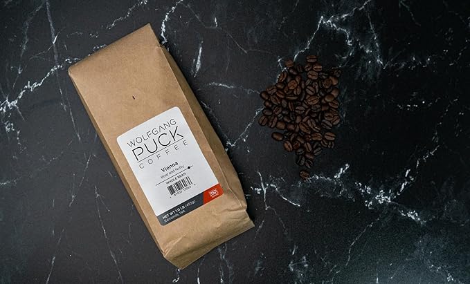 Wolfgang Puck Coffee Vienna Coffee House Whole Bean 6 x 1 Pound (013863)