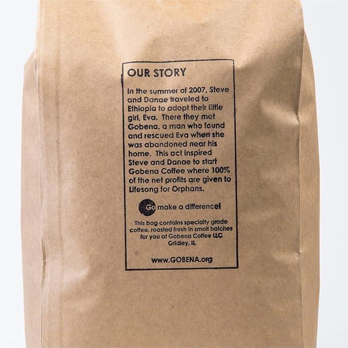 Gobena Coffee 2lb Go-Blend Dark Roast Whole Bean 100% Arabica 32oz Bulk Coffee