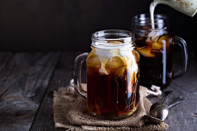 Organic Cold Brew Coffee - Guatemalan Coffee Beans - Ground Medium Roast 2lbs and Organic Ethiopian Decaf Swiss Water Processed SWP Ground Coffee 12oz