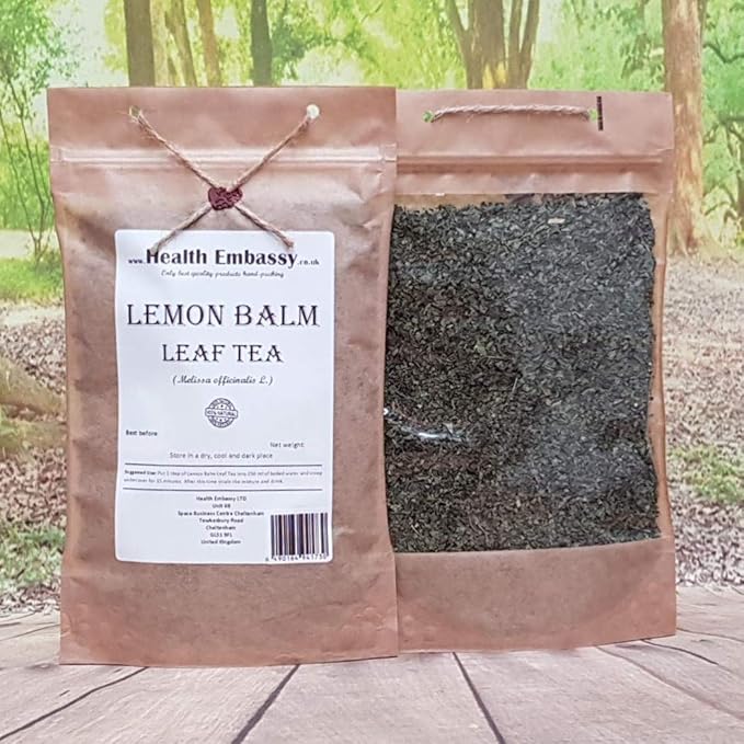 Health Embassy Lemon Balm Leaf | Melissa Officinalis L | Herbal Tea (50g)