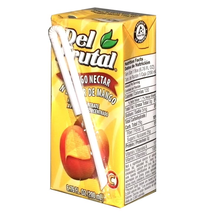 Del Frutal Mango Nectar 6.76 oz - Sabor Mango