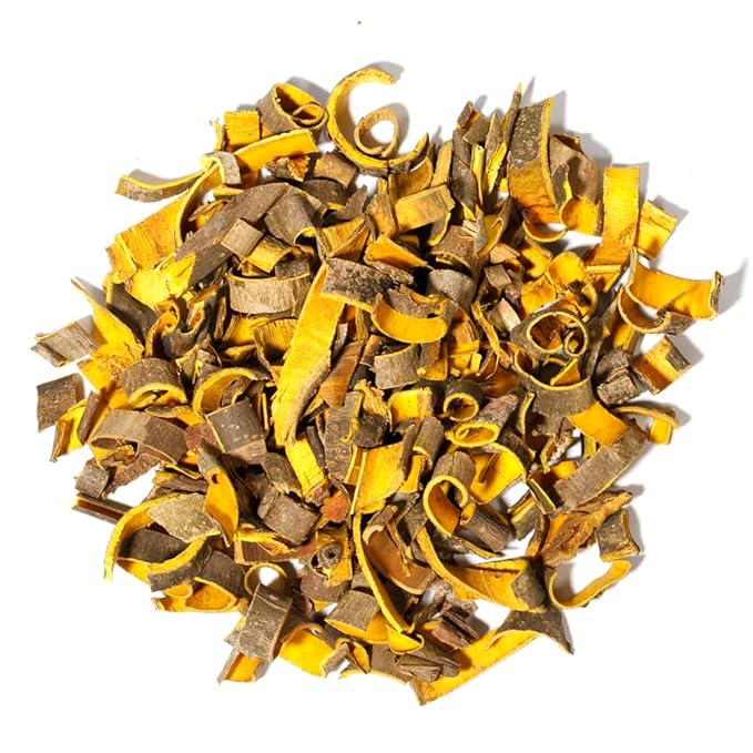 Hapsmiley Amur Cork Tree Bark (philodendron amurense bark/黄柏/Huang Bo) Dried Bulk Herbs – 3.5 oz (100g)