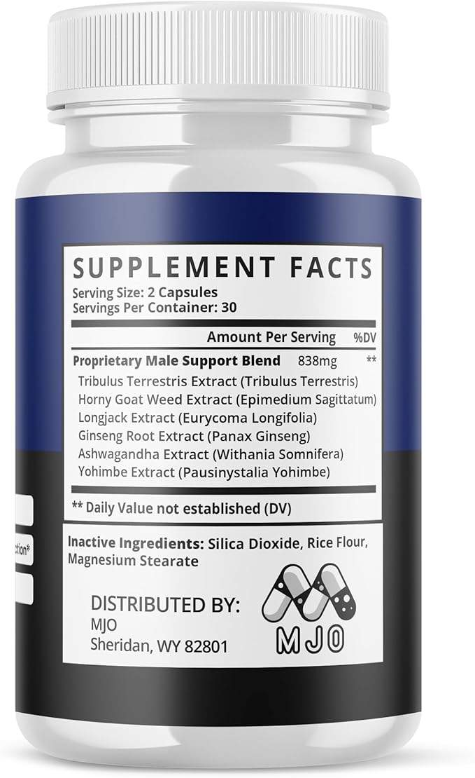 Prosta Defender Capsules Official Prostadefender Pills with All Natural Ingredients Advanced Overall Health and Wellness Supplement Natural Maximum Strength Healthy Vitamin Formula (60 Capsules)