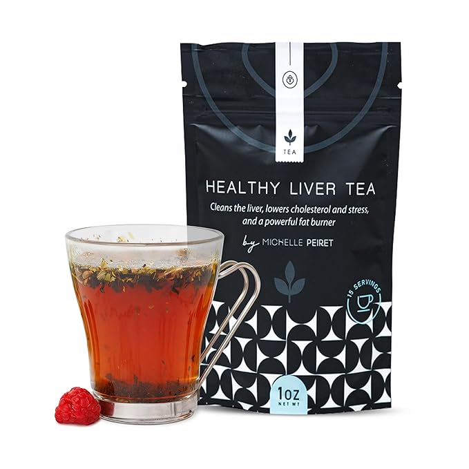 Michelle Peiret Liver Detox Tea Milk Thistle Liver Detox All Natural Ingredients Dandelion Tea Cleanses &amp Promotes Overall Wellness - 15 Servings