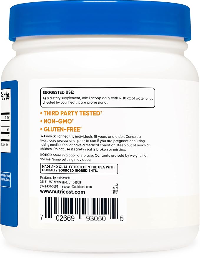 Nutricost D-Ribose Powder 500 Grams - 5000mg Per Serving Non-GMO (500 G (3 Pack))