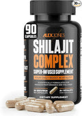 Maximum Vitality Shilajit Complex – Multi-Herb Formula with Sea Moss Ashwagandha for Men &amp Black Seed Oil – Shilajit Wellness Support – 90 Count Capsules