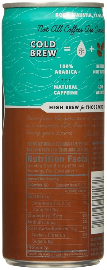 High Brew Coffee Dark Chocolate Mocha - 8 oz - 12 Pack