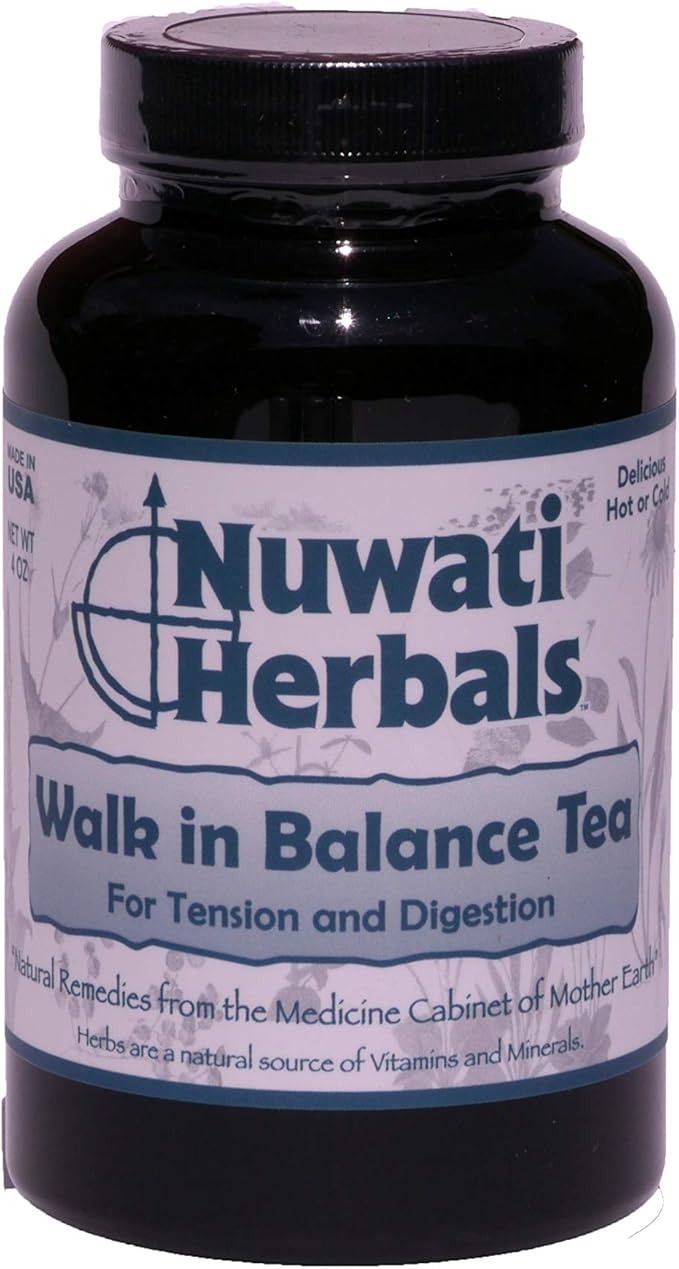 Nuwati Herbals - Walk in Balance Tea - for Tension and Digestion 4 Ounces