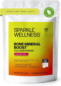 Sparkle Wellness FORTIBONE Bioactive Collagen Peptides | Collagen Powder Supplement with Nutra C Buffered Vitamin C for Bone Health | Bone Mineral Boost (Mixed Berry) [30 Serves]