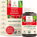 Artery Plaque Removal Formula | 4-Element All-Natural Supplement to Support Blood Pressure Healthy Cholesterol and Heart Rhythm | 90 Easy-to-Swallow Capsules | by Sana Herbal