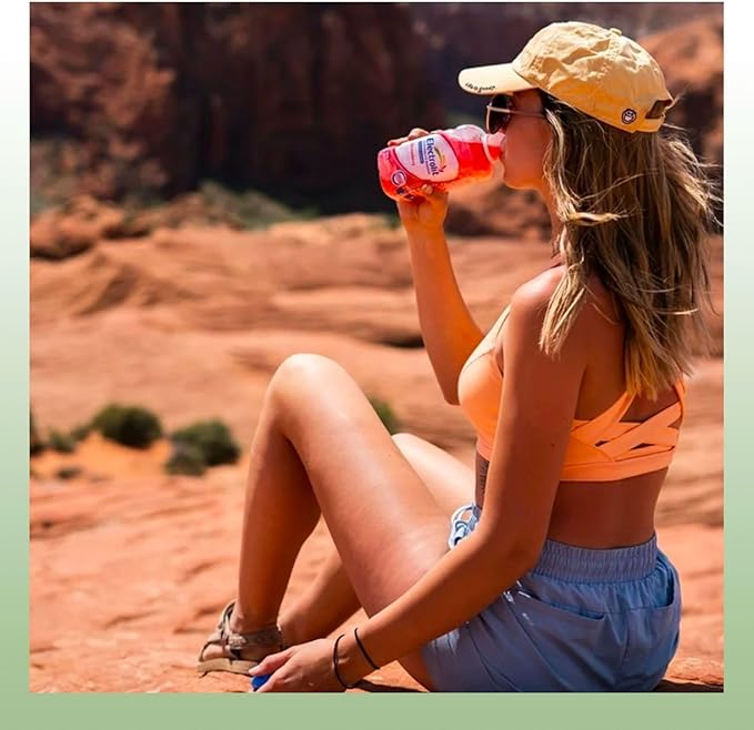 Electrolit Strawberry Hydration Drink With Electrolytes 21 fl oz Plastic Bottles 9 Pack+ 1 Microfiber Cooling Towel by KOOL8SHOP Infinite Deals